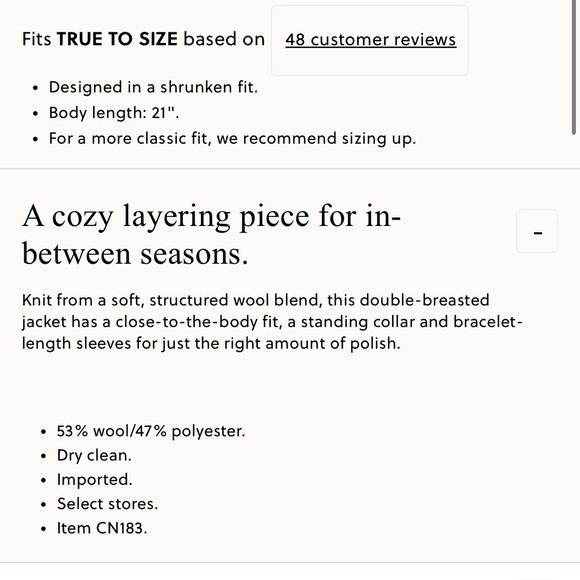 J.Crew Double-breasted jacket in knit wool blend Med Heather Grey - Picture 3 of 7